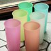 Vintage Tupperware Pastel Mini Tumblers Juice Glasses Set of 6