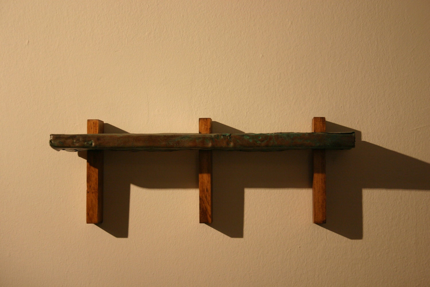 Stitched Copper Shelf