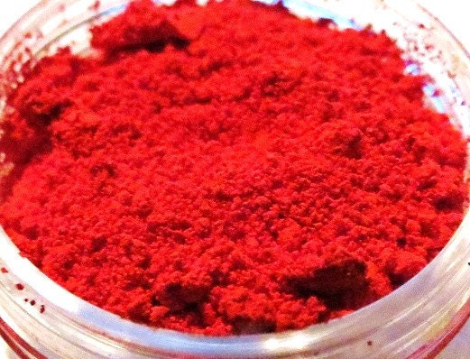 HeartBreaker - Matte Red Eye Shadow, Natural Mineral Makeup, Mica, Pigment, Cruelty Free, Earth Friendly Cosmetics, Ruby, Rouge, Maroon