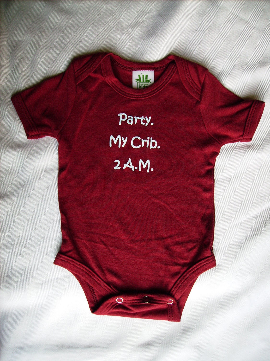 Baby clothing ,baby gift- for new baby -very cute ,Bamboo ,Onesie, 8.5 oz made in Canada, humour- hand printed