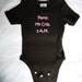 Baby clothing ,baby gift- for new baby -very cute ,Bamboo ,Onesie, 8.5 oz made in Canada, humour- hand printed