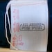 Choo choo Train All Aboard muslin party favor bag