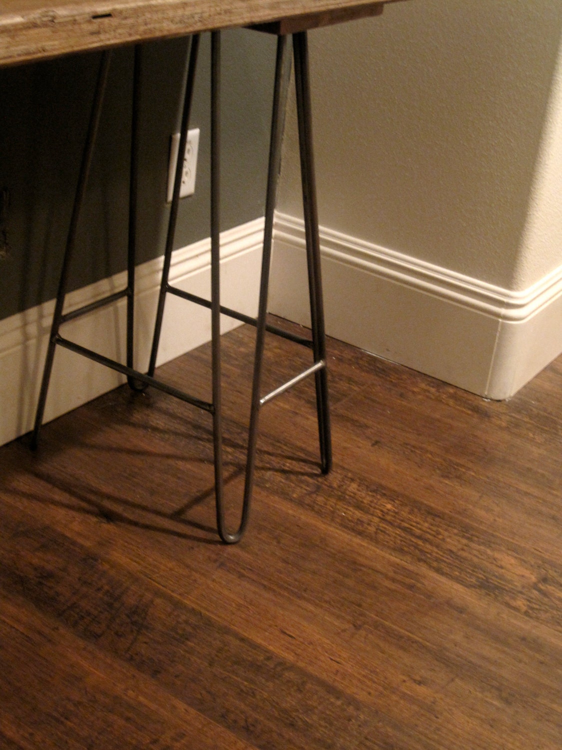 Reclaimed Wood Extended Craft Desk
