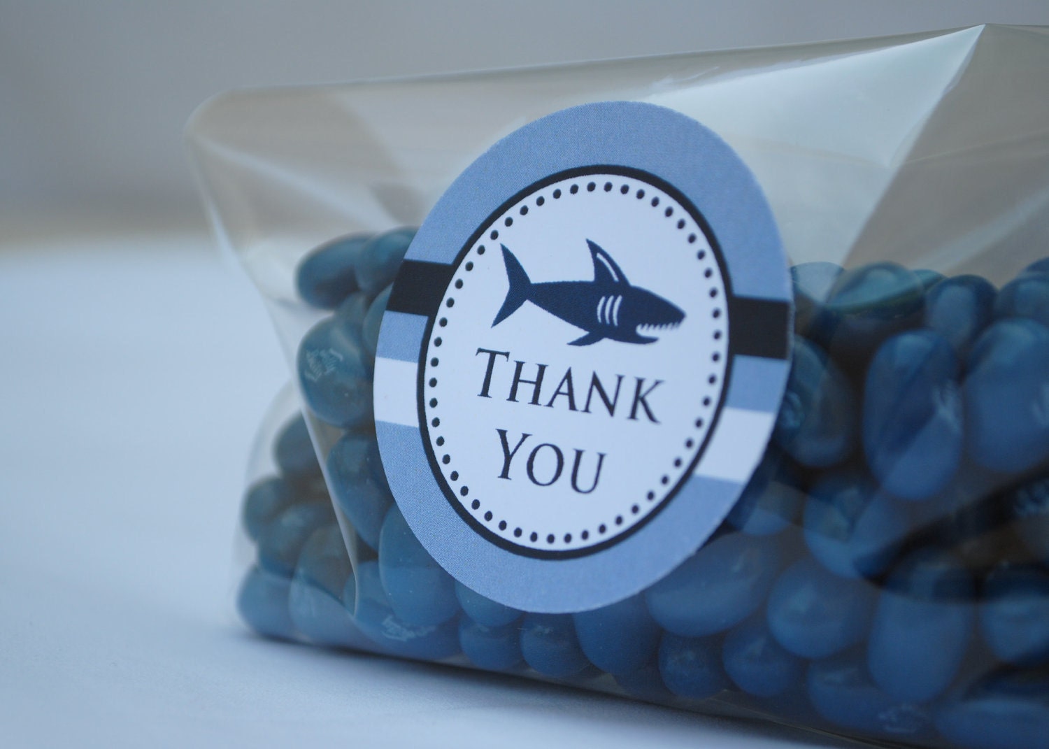 Shark Party Printable Favor Tags. INSTANT DOWNLOAD