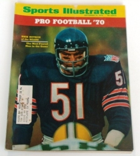 1970 Sports Illustrated - Pro Football Issue, Dick Butkus