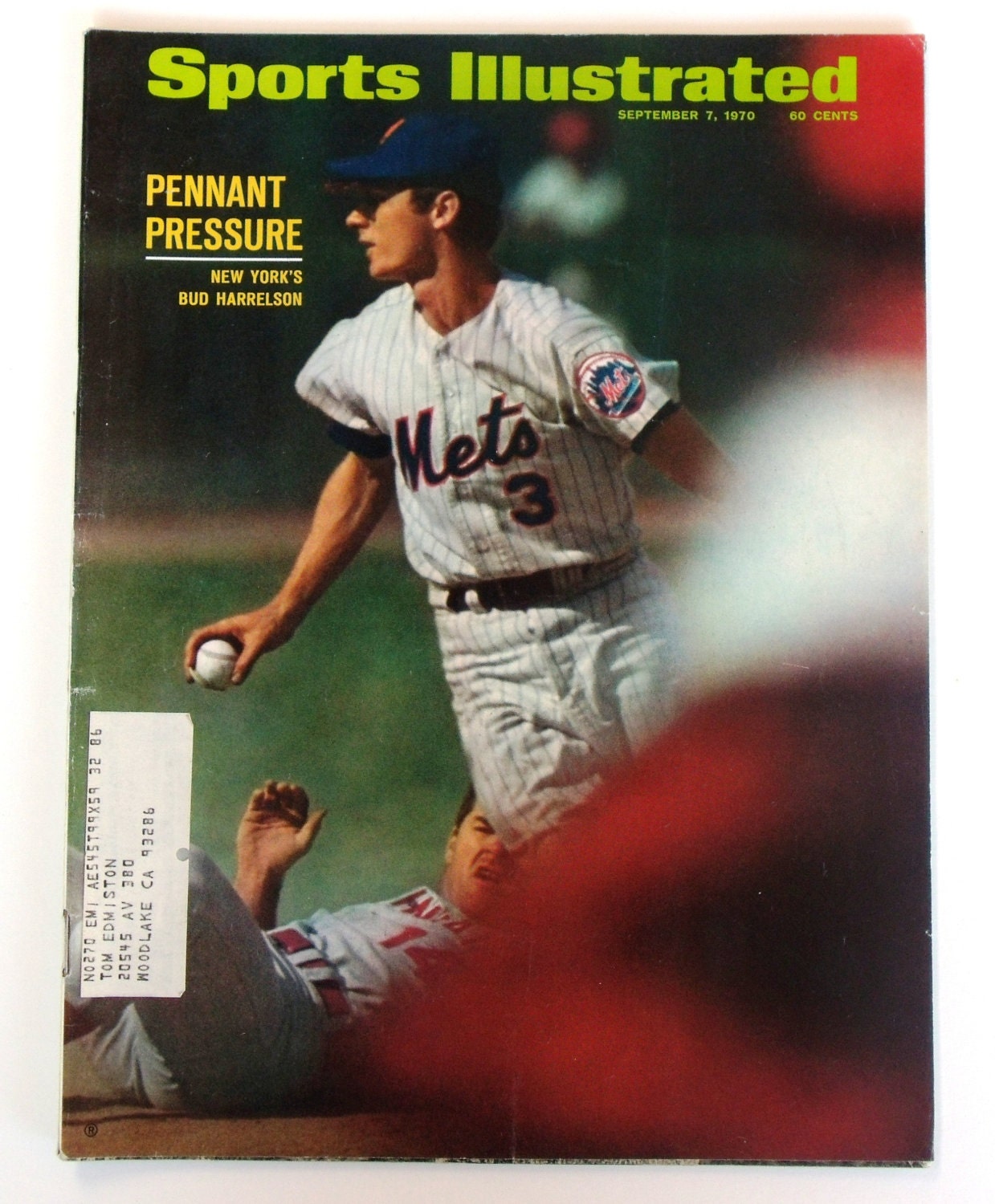 1970 Sports Illustrated - Pennant Pressure New York Mets Bud Harrelson
