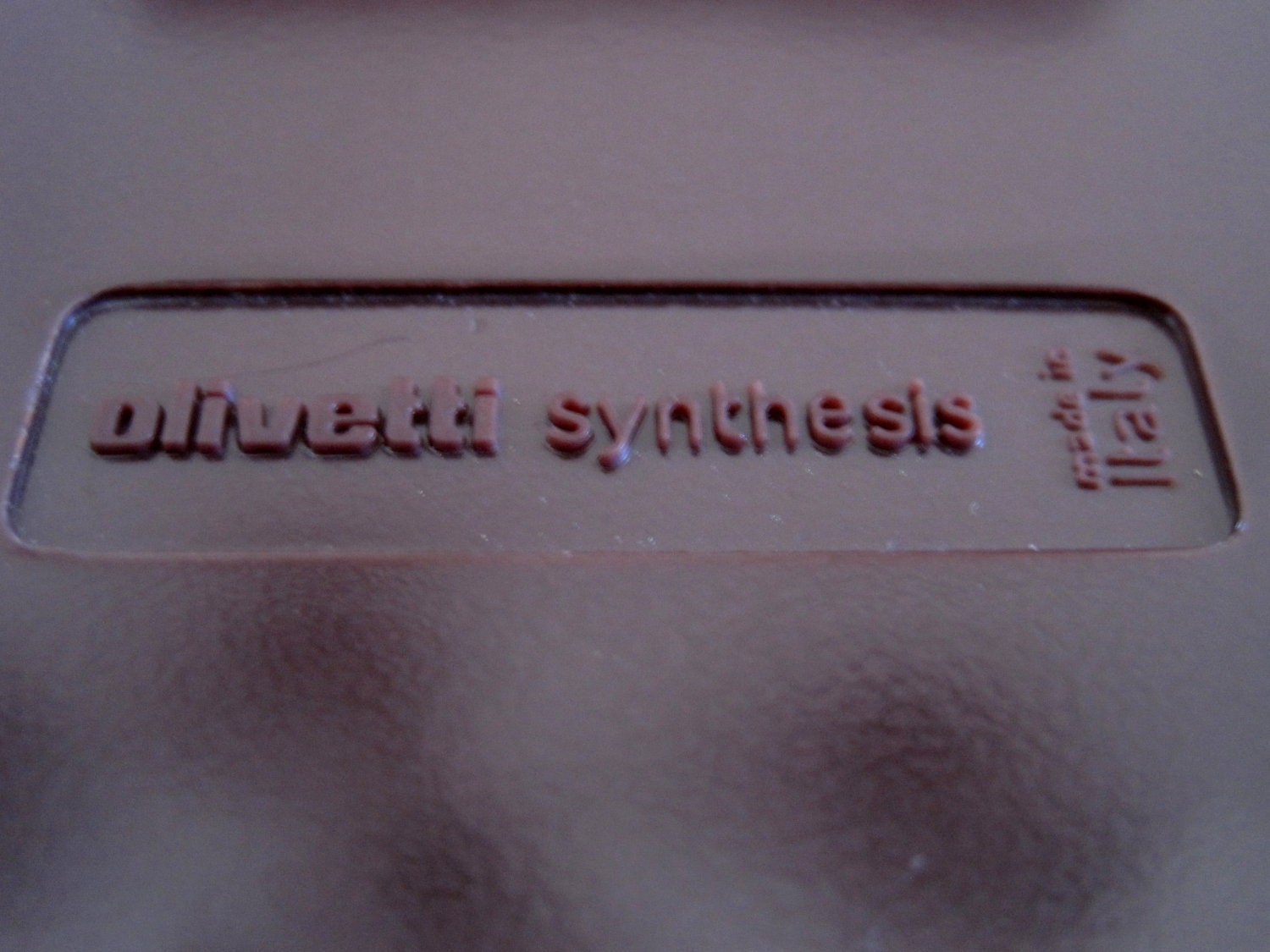 Synthesis by Ettore Sottsass for Olivetti - High End Vintage Italian Plastic