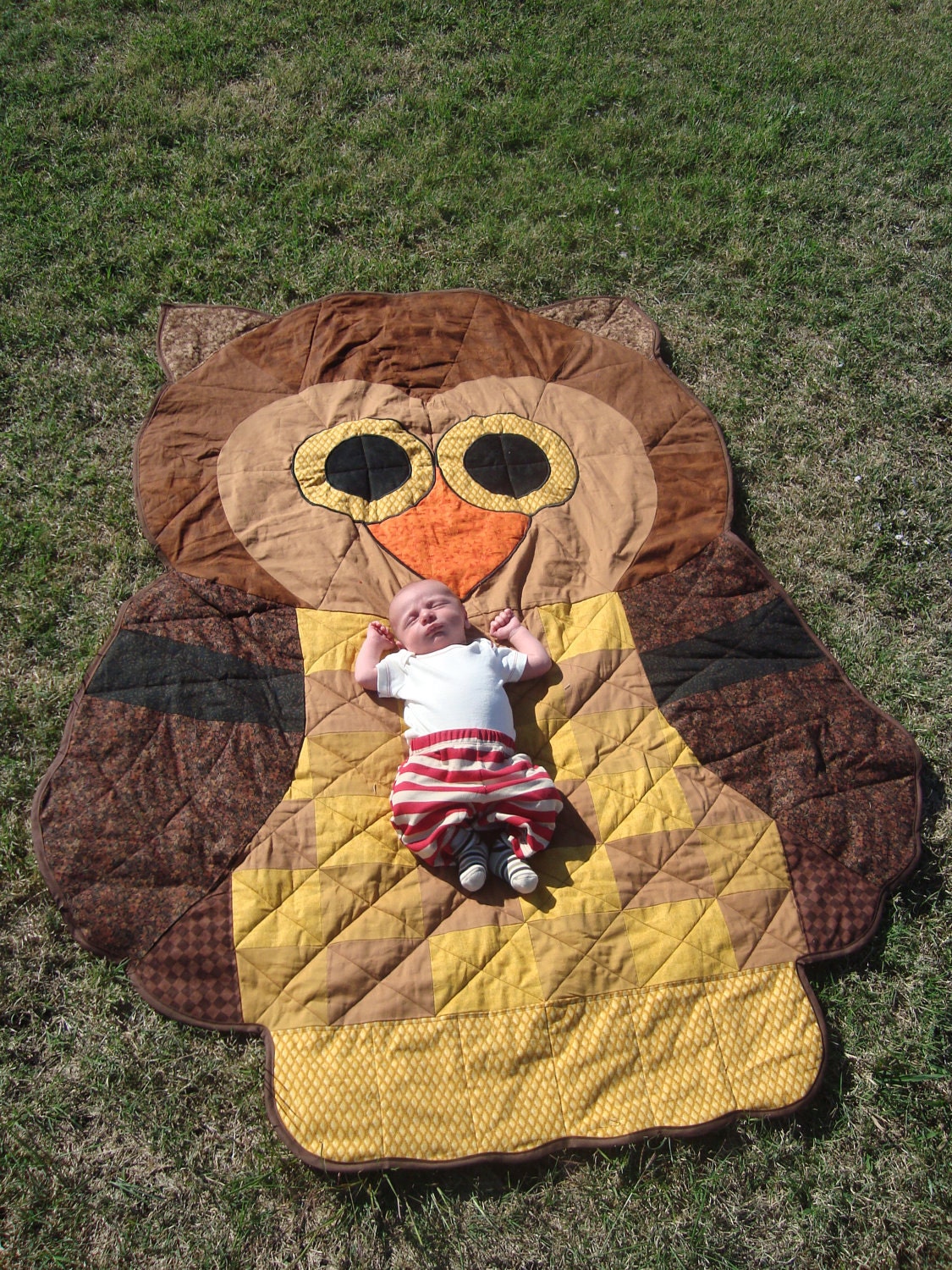 Owl Shaped Quilt