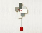 Pendulum squares clock