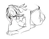 Artist Drawing - Original -  Free Shipping