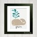 Nursery Art Print - Whale