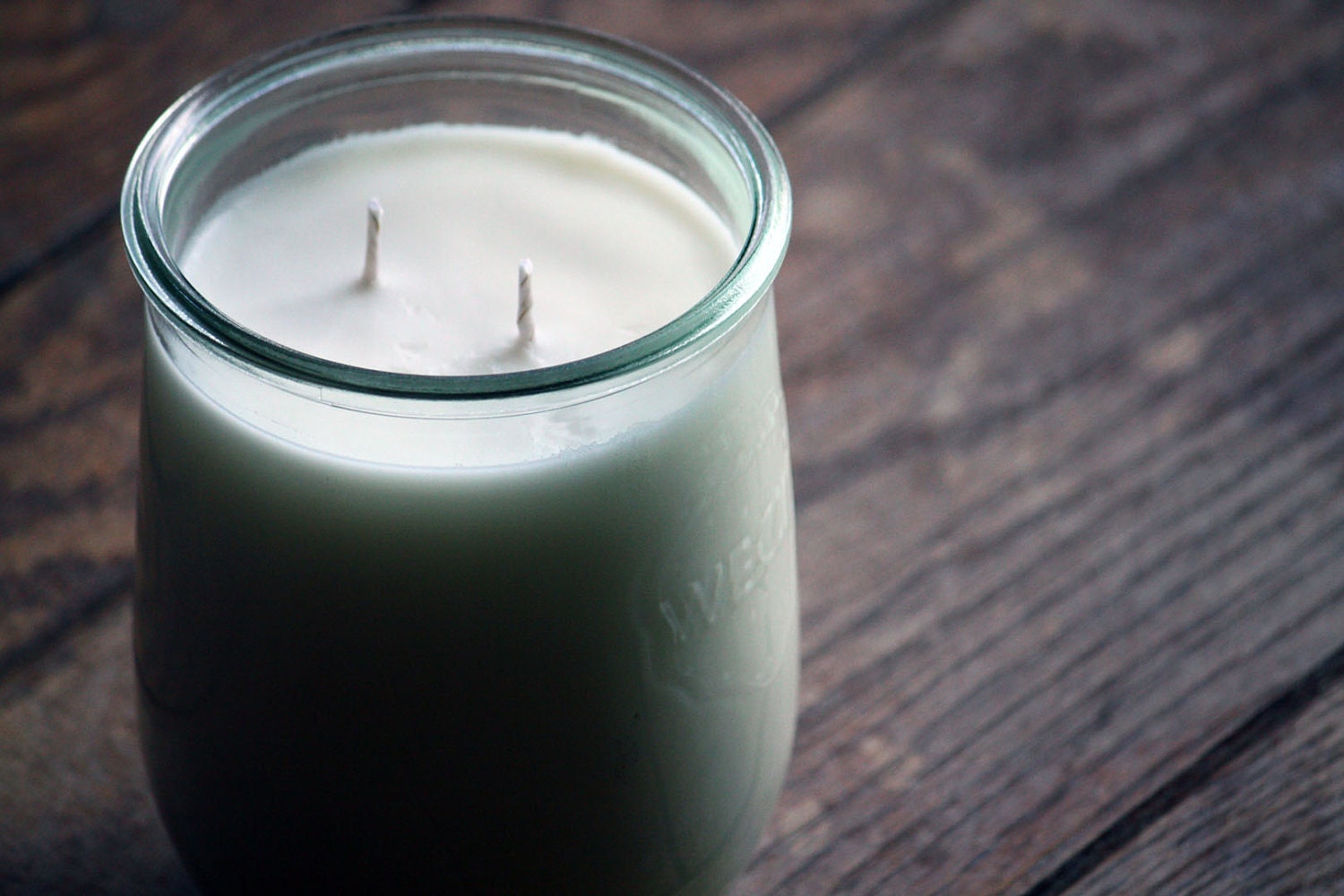 Modern Farmhouse Candle Vanilla Bean Rustic Home Decor
