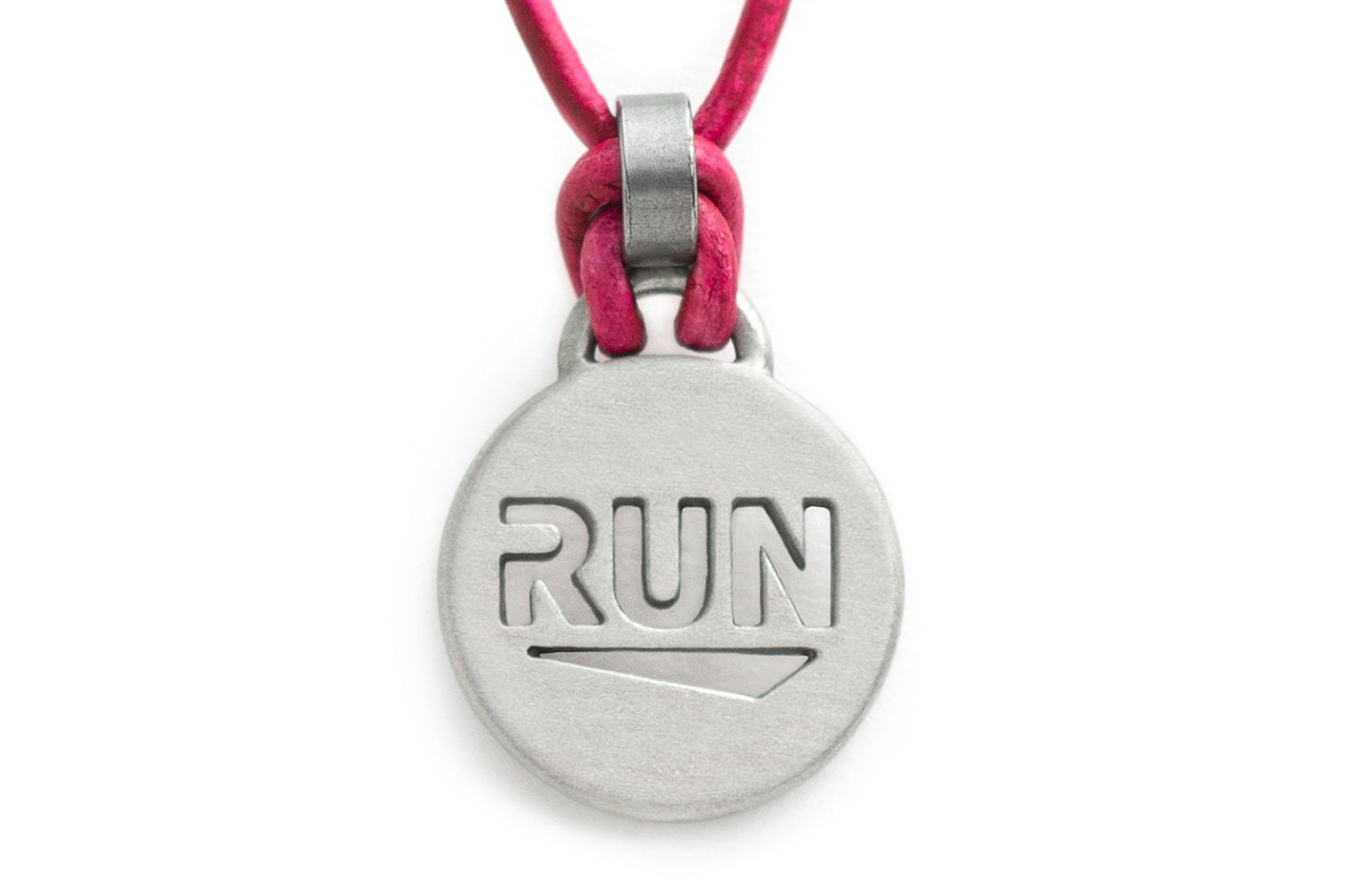 RUN Necklace - Pink, Black or Orange