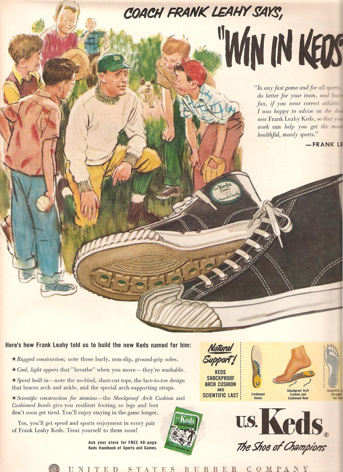 1951 Keds Advertising Original Vintage By Vintageadgallery On Etsy