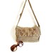 FREE SHIPPING-Crochet Handmade Bag- Brown Tote Bag- Crochet Bag- Stylish Bag- Elegant Tote- Handbag with Flower Embelishment- Unique Bag