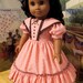 1850's Young Girl's Fancy Gown - Fits 18" American Girl Doll Cecile or Marie-Grace. By KeeperDollyDuds