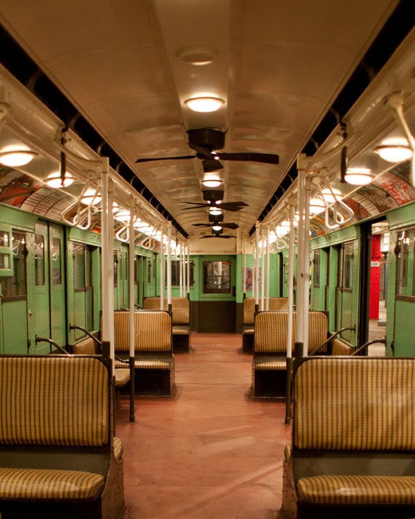 Vintage New York Subway photo, New York Photo, antique subway car - 8x10 fine art photograph