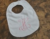 Customized Monogrammed Bib