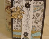 Brown & Paisley Thank You Card