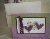Lavender Valentine Card