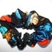 Planet Fabric Hair Scrunchie-planets, stars, astronomy