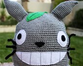 Totoro -ish Hat : Totally Cool Kawaii Japanese Cartoon Crochet Beanie Hat