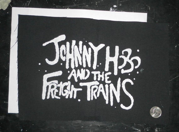 Johnny Hobo and the Freight Trains LARGE Patch