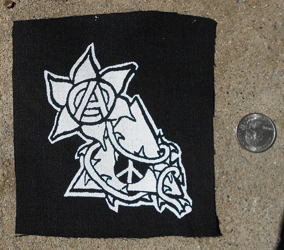 A//Political - Anarchy/Peace Flower Patch