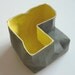 Cubic Cast Resin Plant Pot Vase