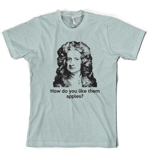 Isaac Newtwon funny shirt cool tee S-3XL