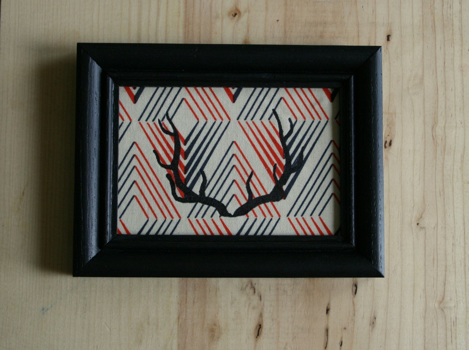 Antlers on Geometric Pattern