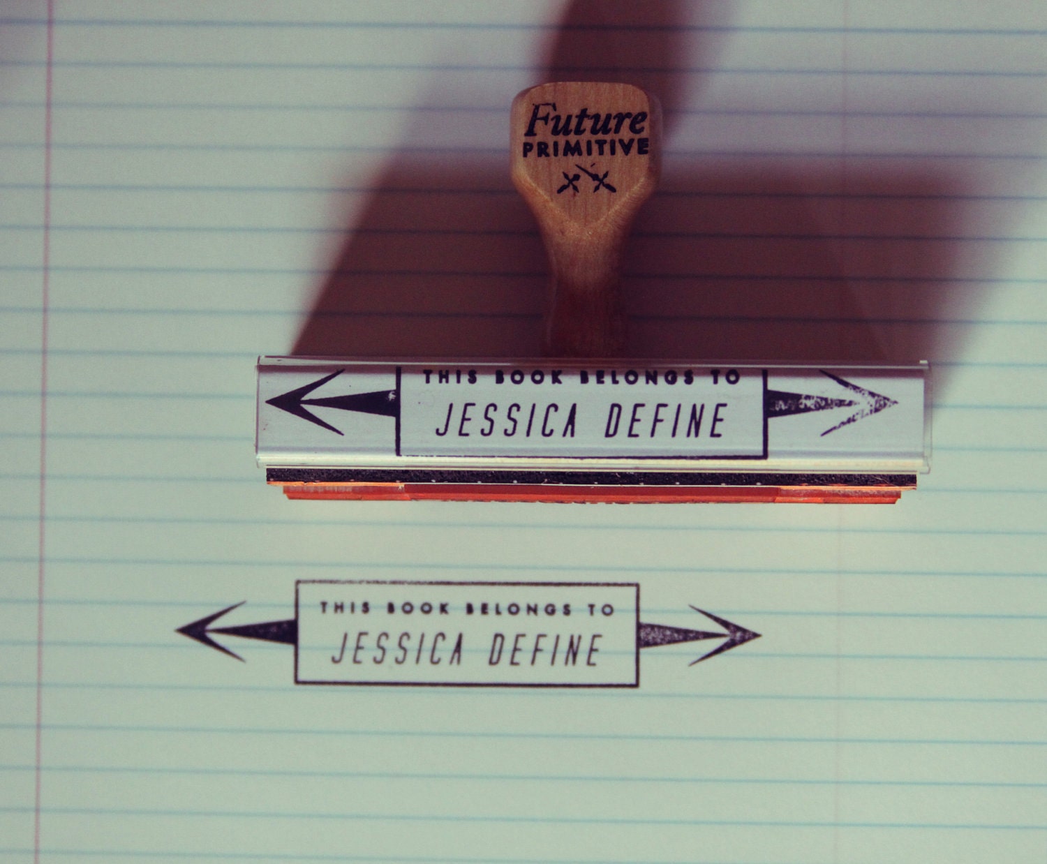 BOOKPLATE // Custom Rubber Stamp