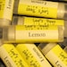 Lemon Lip Balm - One Tube of Beeswax Lip Salve Chapstick from Lee the Beekeeper