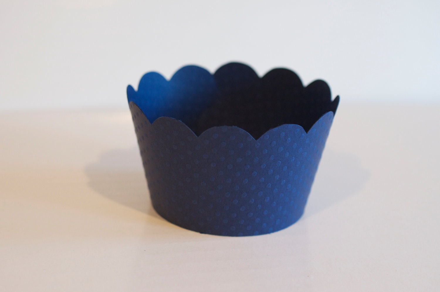 Dark Blue Cupcake Wrappers Il_570xn