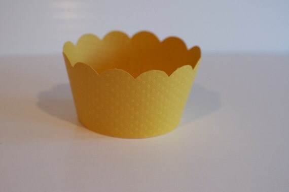 Sunflower Yellow Cupcake Wrappers Il_570xn