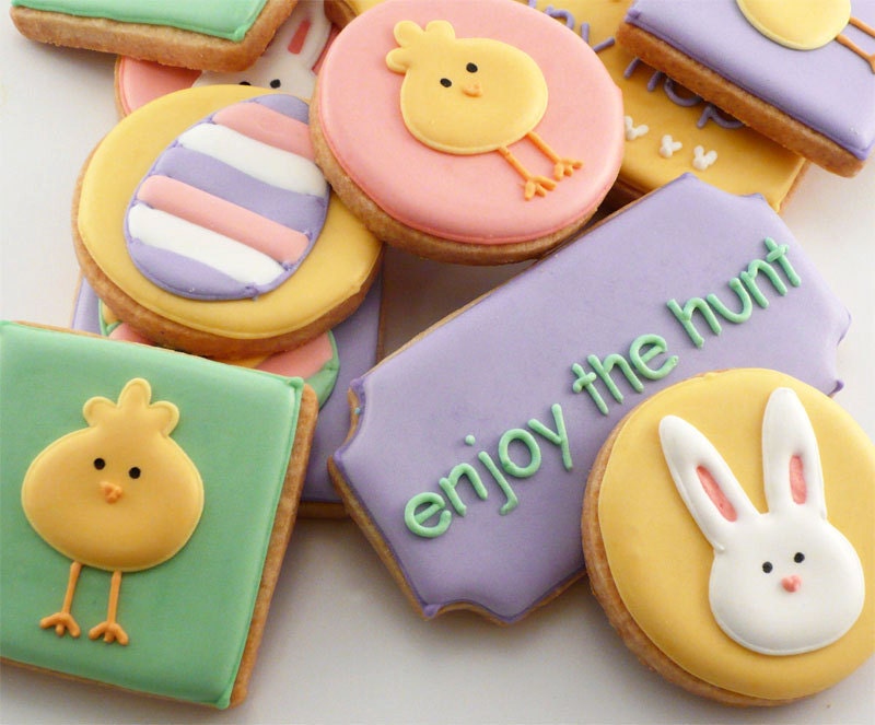 Decorated Cookies - Easter - Bunny Hop Collection