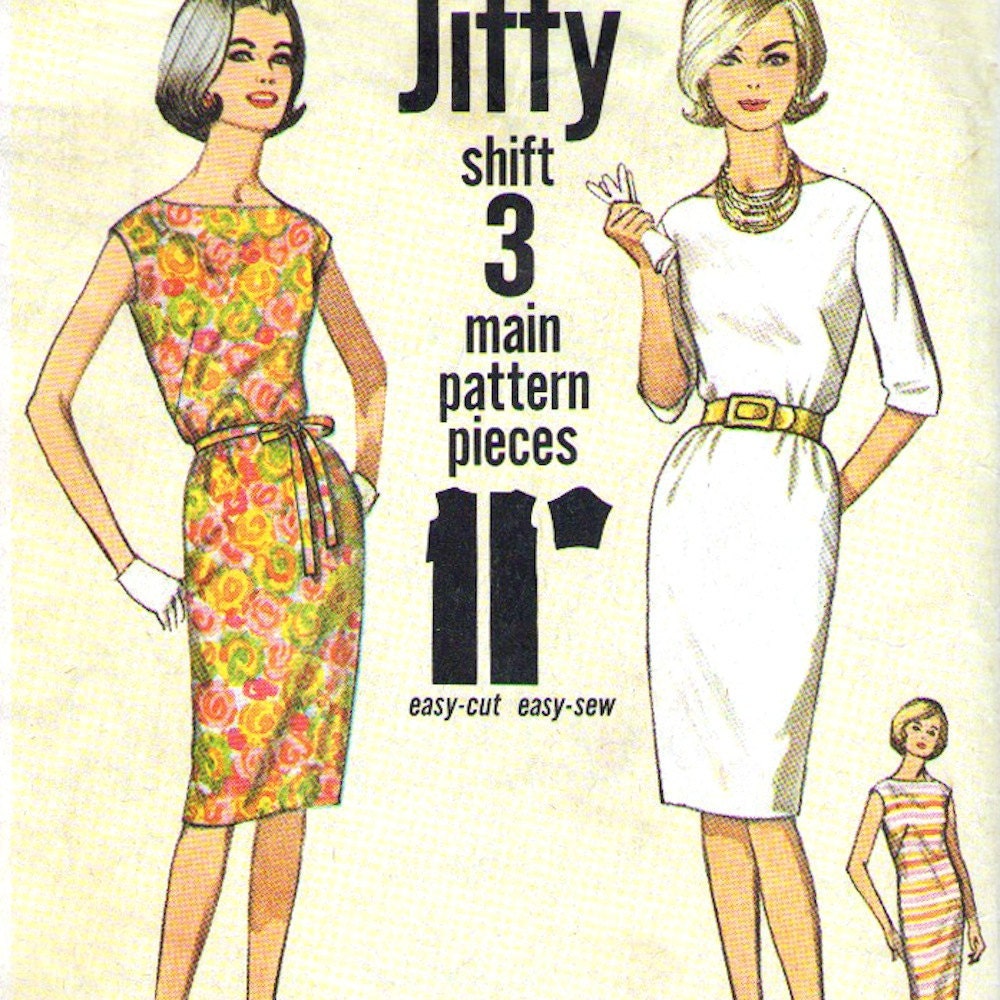 Simplicity 4947 sewing pattern // Misses One Piece Jiffy Dress