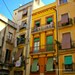 COLORS. Spain Photograph, Colorful Windows and Buildings, Tarragona.