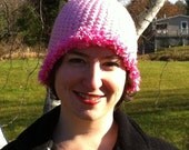 My Little Pony Pinkamina Cloche, Pink Crochet Hat, MLP Pinkie Pie