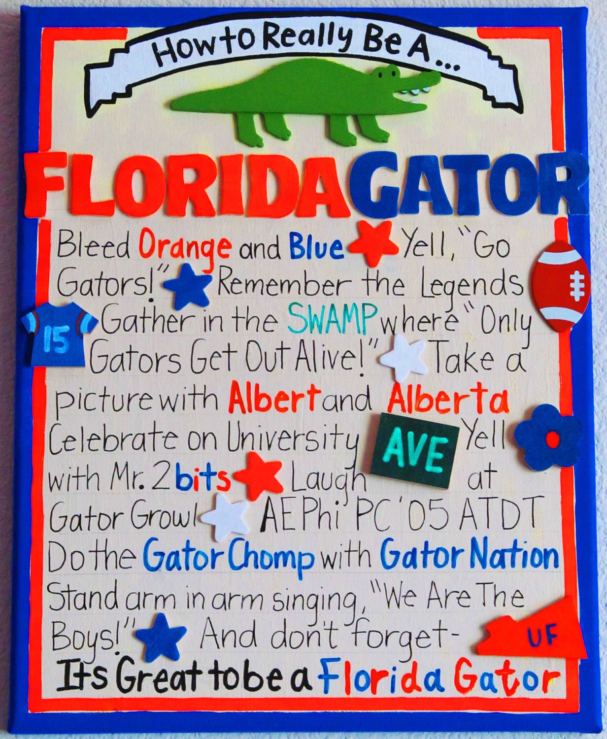 How to Really be a Florida Gator Canvas