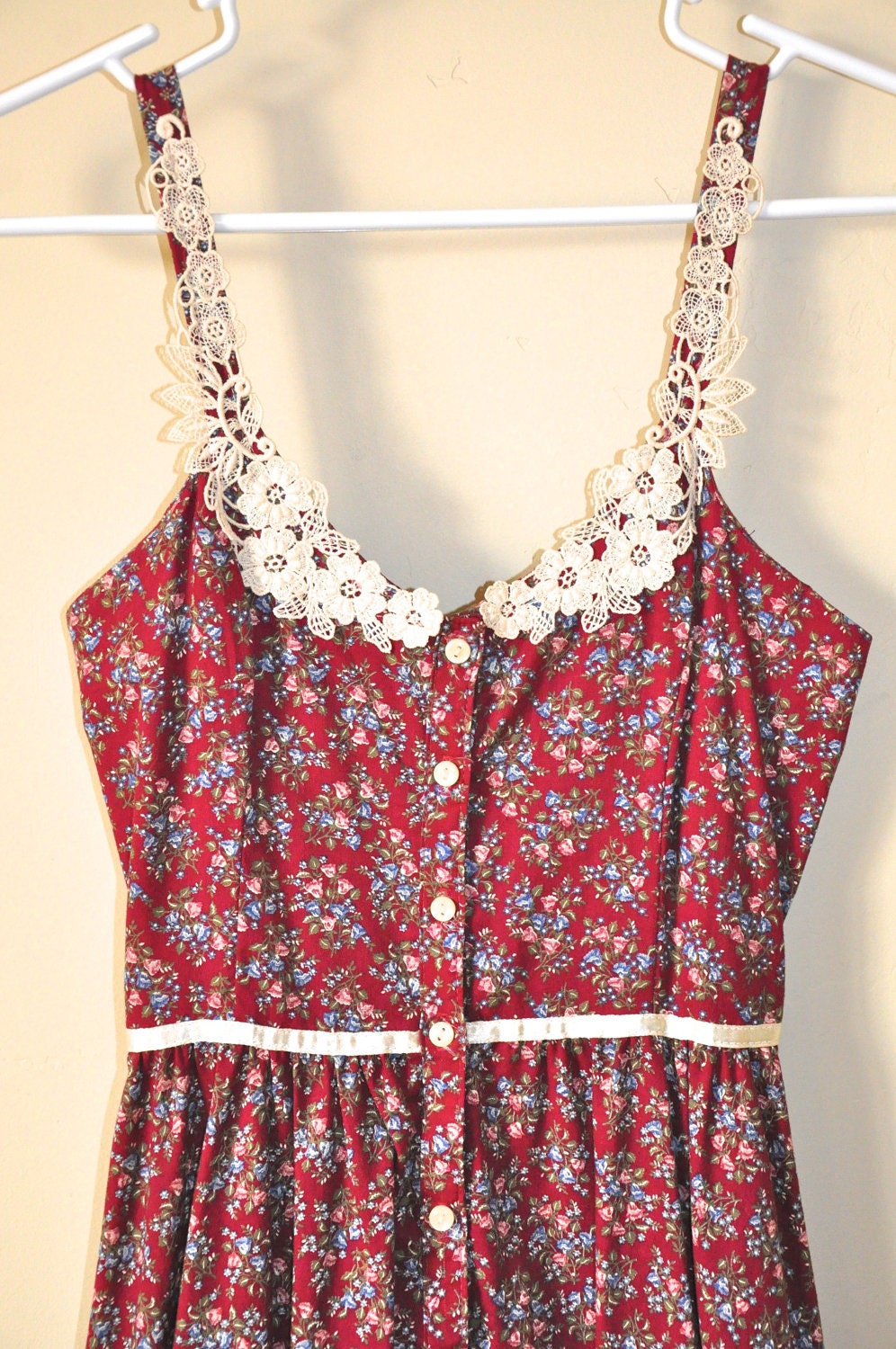 Vintage Gunne Sax Dress with Quilted Jacket