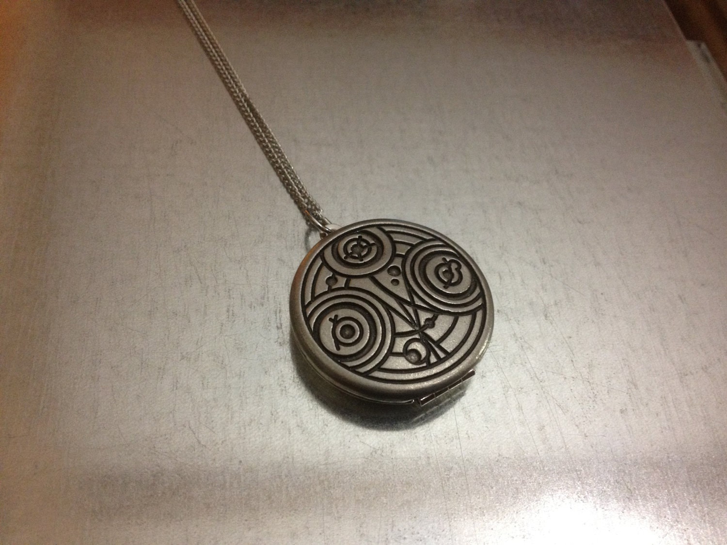 Time Traveler Inspired Locket Necklace