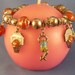 Basketball silver charm bracelet. (B3)