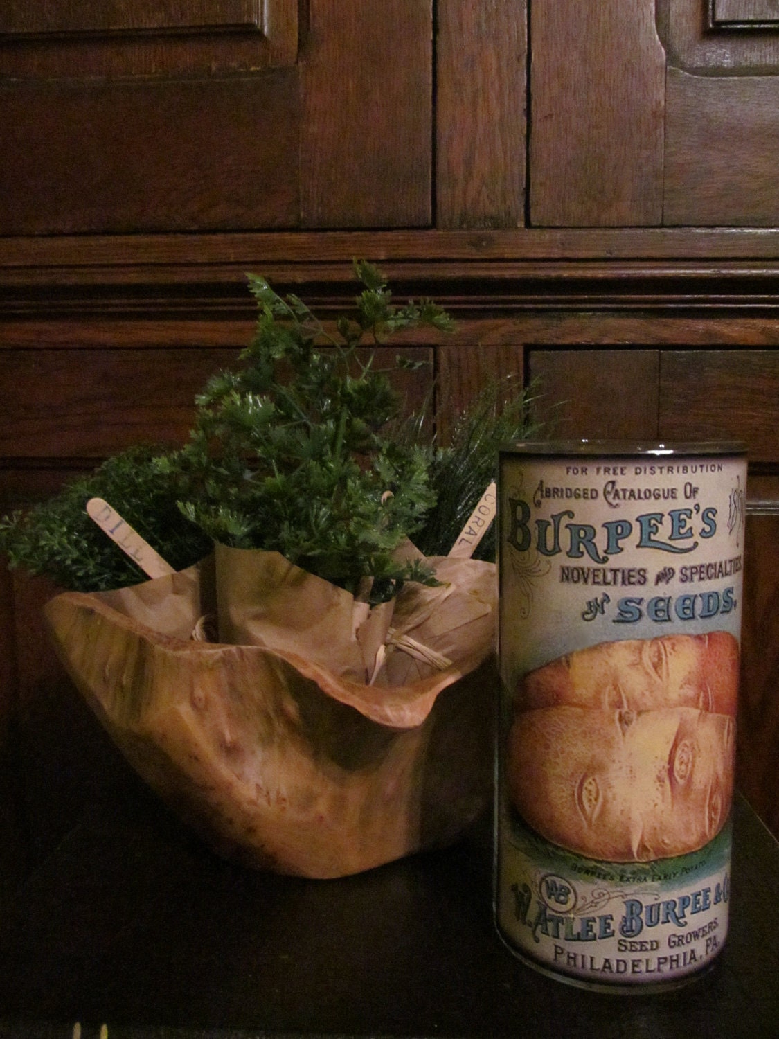 Seed and Flower Candleholder