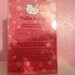 Hello Kitty Sanrio Hand  Crafted Glass Christmas Ornament