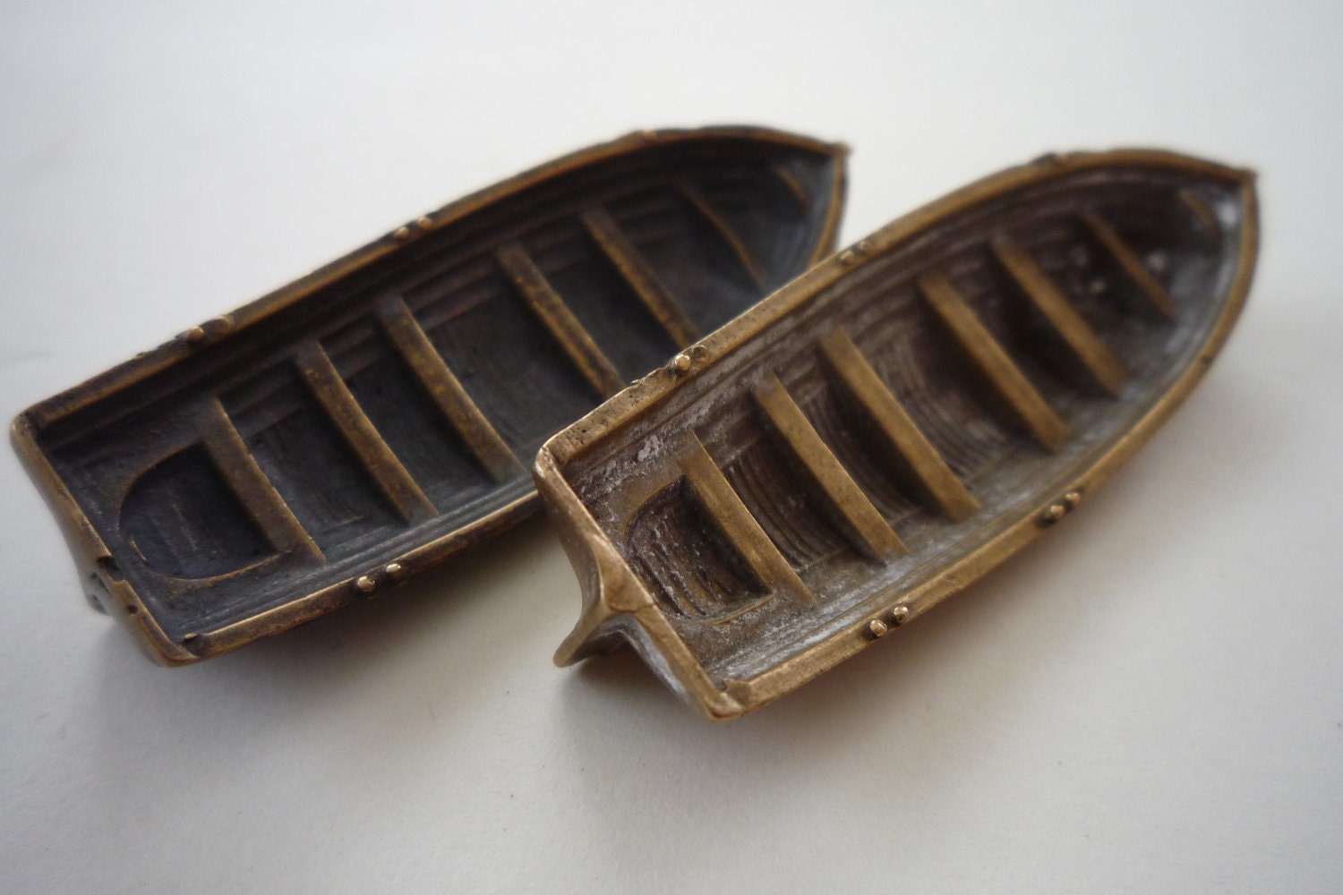 Bronze Life Boats pair - Binnco