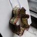 NYC recycled Subway map Christmas Ornament-Gingerbread man