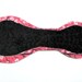 13" Minky Overnight Menstrual Pads / Post Partum Pads - Set of 2 - Medium to Heavy Flow - Minky with Colorful Flannel