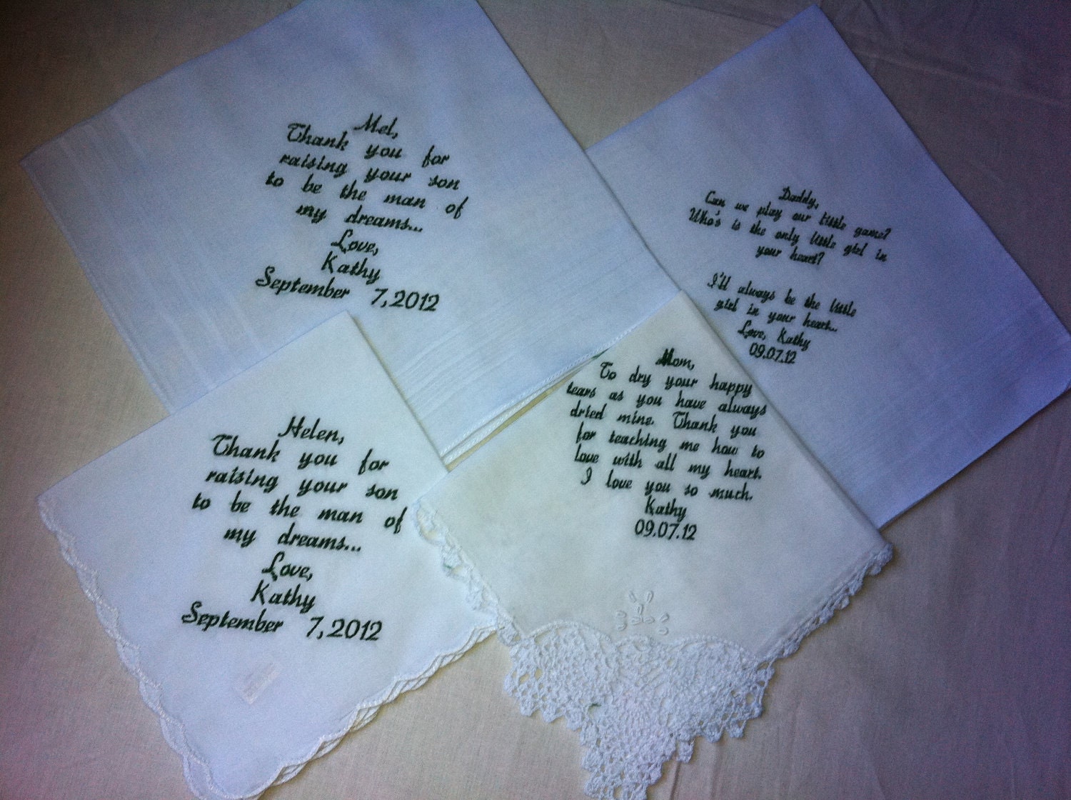 A gift set  4 hankies 2 men 2 women