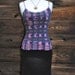 Tie dyed Spaghetti Strap Tank PURPLE - SMALL